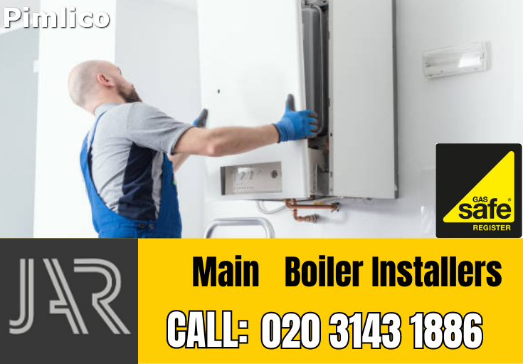 Main boiler installation Pimlico