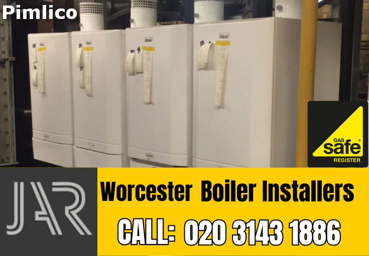 Worcester boiler installation Pimlico